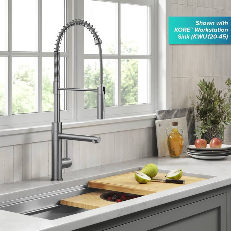 Kraus Artec 2-Function Commercial Pulldown Pot Filler Kitchen Faucet