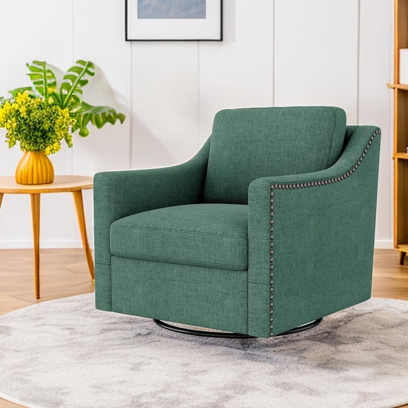 Swivel Accent Chairs for Living Room, 360 Degree Arm Chairs for Bedroom Living Room Chair Bedroom Chair