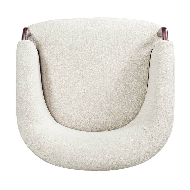 Christopher Knight Home - Modern Upholstered Swivel Accent Chair with Barrel Design