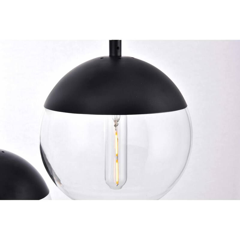 Elegant Lighting Eclipse 3 Light 18" Wide Multi Light Pendant with