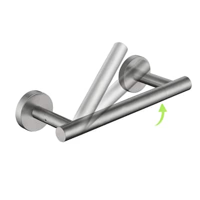 Two Post Wall Mount Toilet Paper Holder