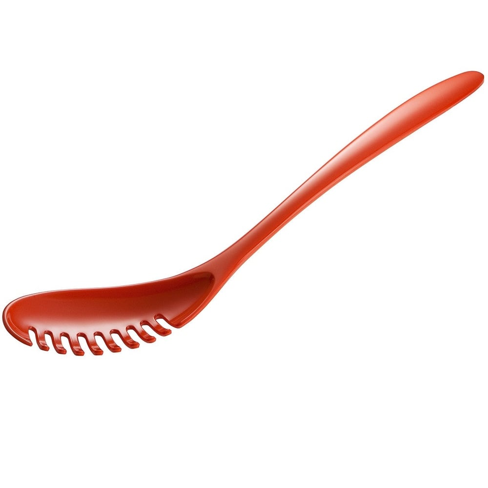 Hutzler 12-Inch Melamine Pasta Server, Spaghetti Fork & Strainer