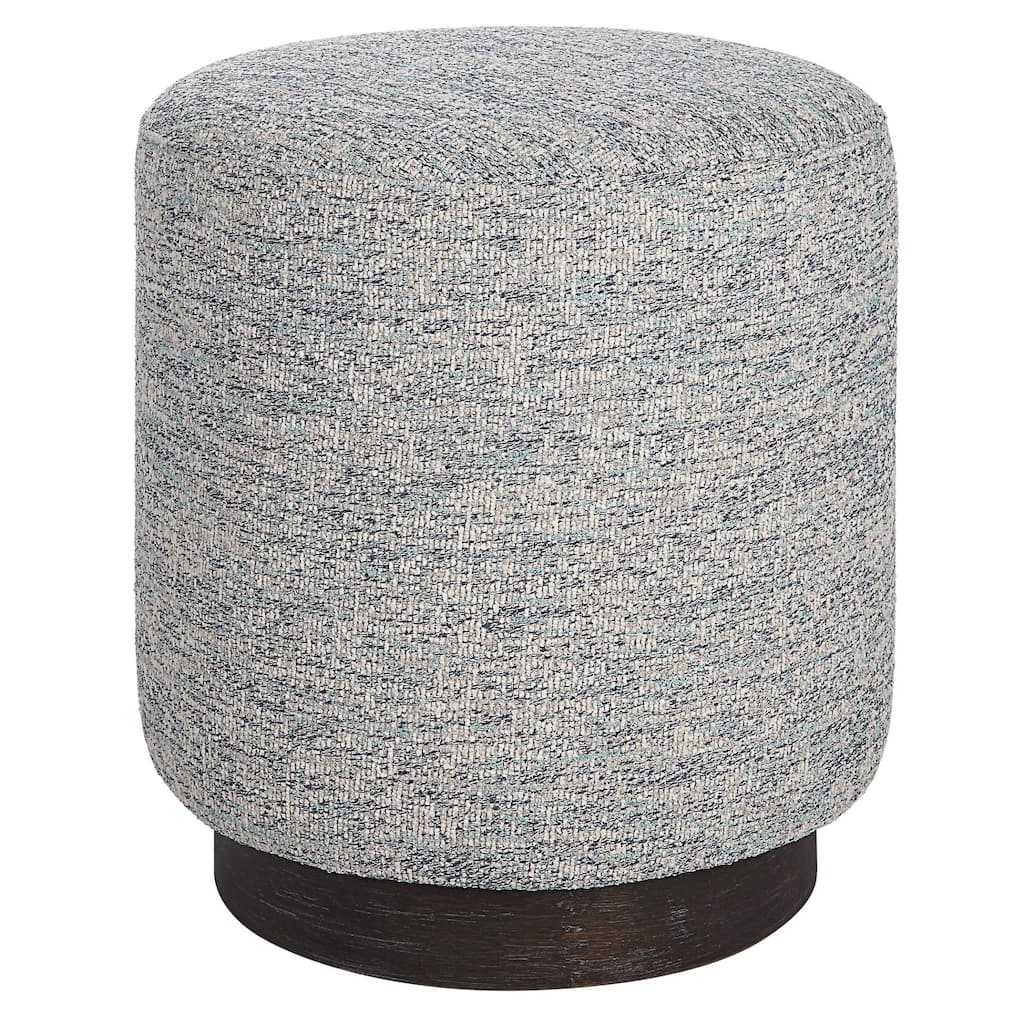 Uttermost 23731 Avila 16" Wide Standard Ottoman - Blue / White