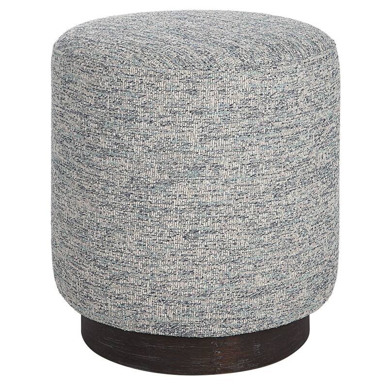 Uttermost 23731 Avila 16" Wide Standard Ottoman - Blue / White - Blue / White