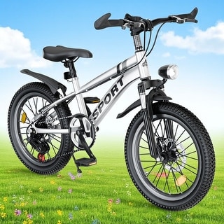 24 Inch Kids Mountain Bike for Boys & Girls Ages 7-12 - 7-Speed Gears ...