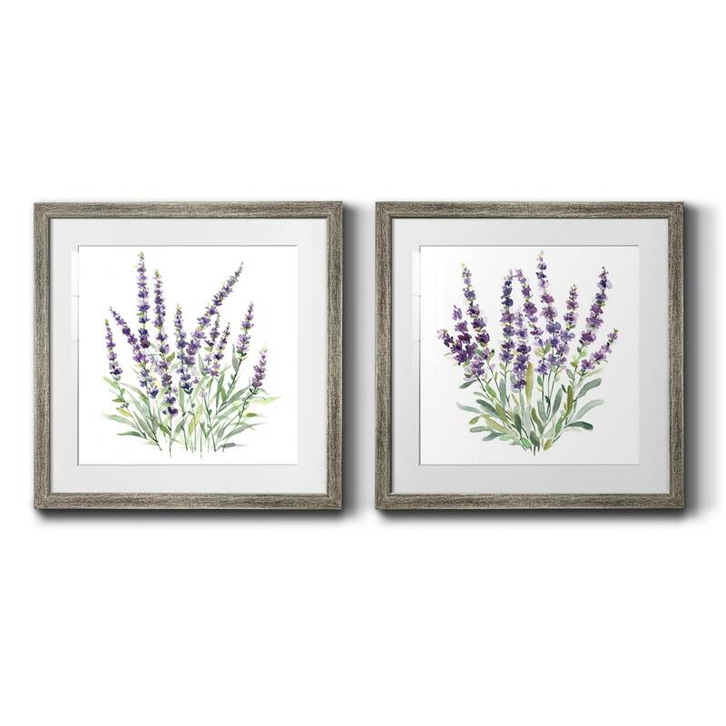 Lavender Botanical I- Premium Framed Print - Ready to Hang