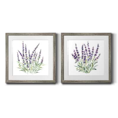 Lavender Botanical I- Premium Framed Print - Ready to Hang