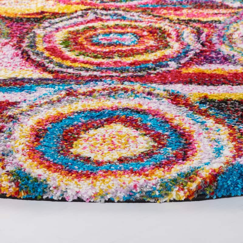 SAFAVIEH, Fiesta Shag Eygerdur Abstract Rug