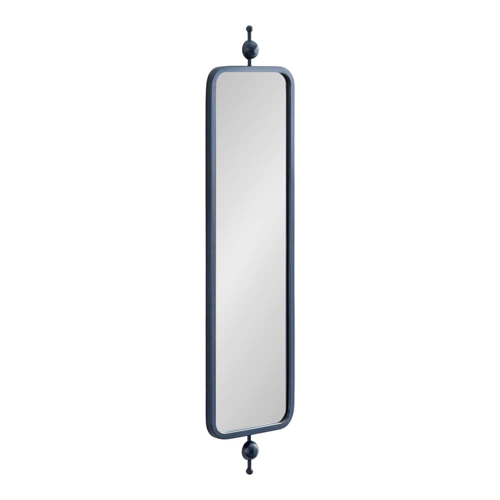Kate and Laurel Kasota Slim Rectangle Mirror Metal