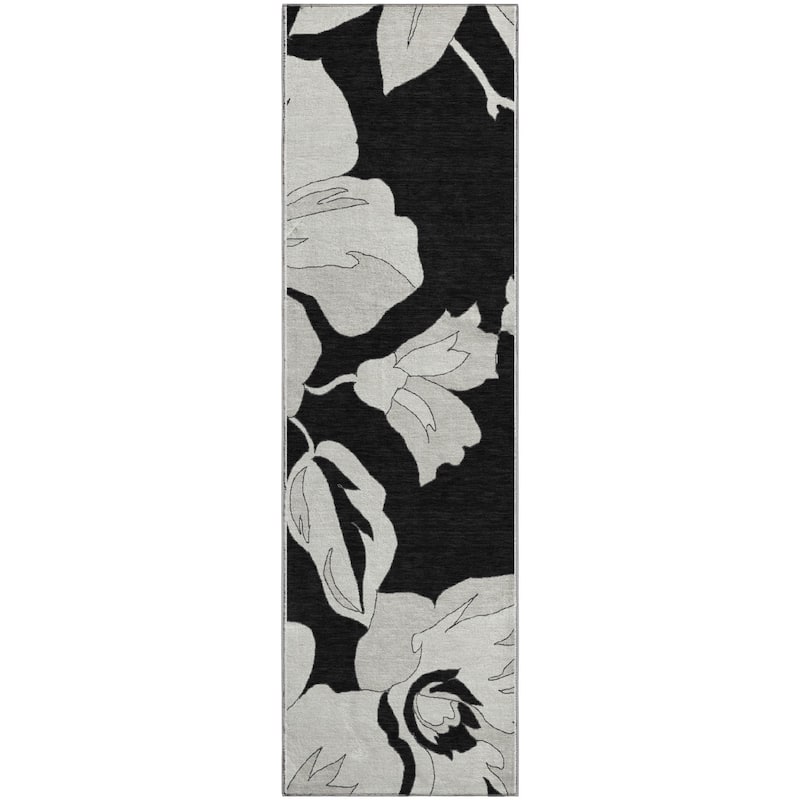Premium Washable Super Soft Modern Floral Mayfield Rug