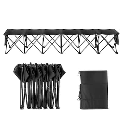 Portable Folding Bench for Football Fishing, No Assembly Instant Seating