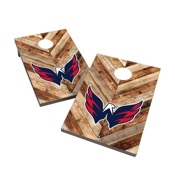 slide 2 of 5, Washington Capitals 2x4 NHL Cornhole Bag Toss Include Carry Case