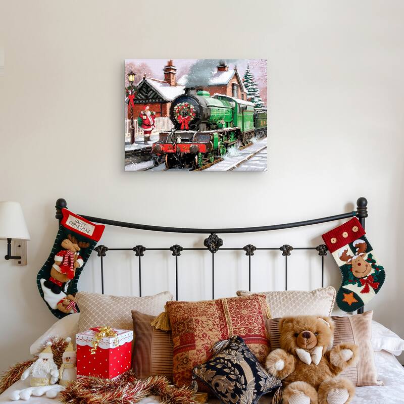 Steam Train by The Macneil Studio Canvas Art Print