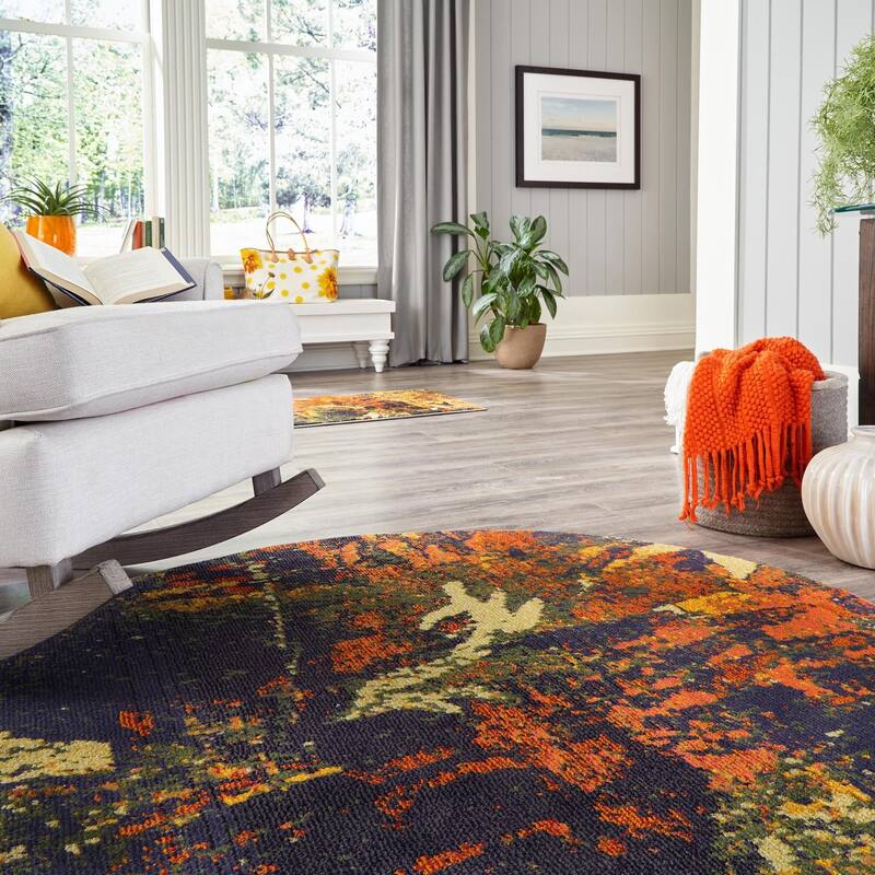 Contemporary Cleley Collection Area Rug