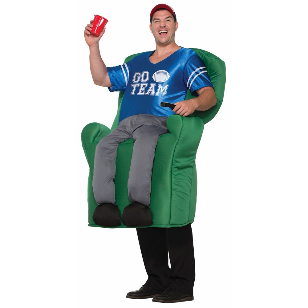Shop Mens Armchair Quarterback Funny Halloween Costume Standard