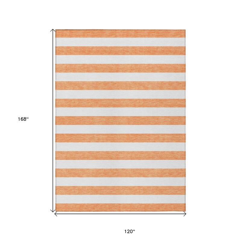 Altomo Stripe Weather Resistant Timeless Fusion Outdoor Rug