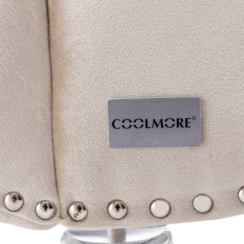 Beige Modern 63.98" Upholstered Buttons Tufted Chaise Lounge Chair with Pillow and Acrylic Legs