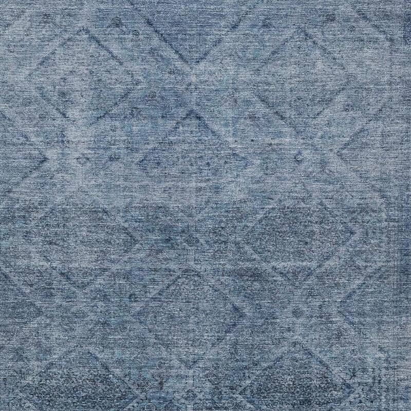 HomeRoots Geometric Transitional Rectangle Outdoor Rug