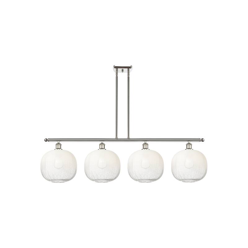 Innovations Lighting Endless Possibilities Ballston - Brookhaven Sphere - 4 Light 49" Stem Hung Island Light