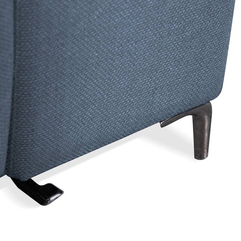 Furniture of America Paelis Modern Reclining Sectional with USB Port and Adjustable Headrest