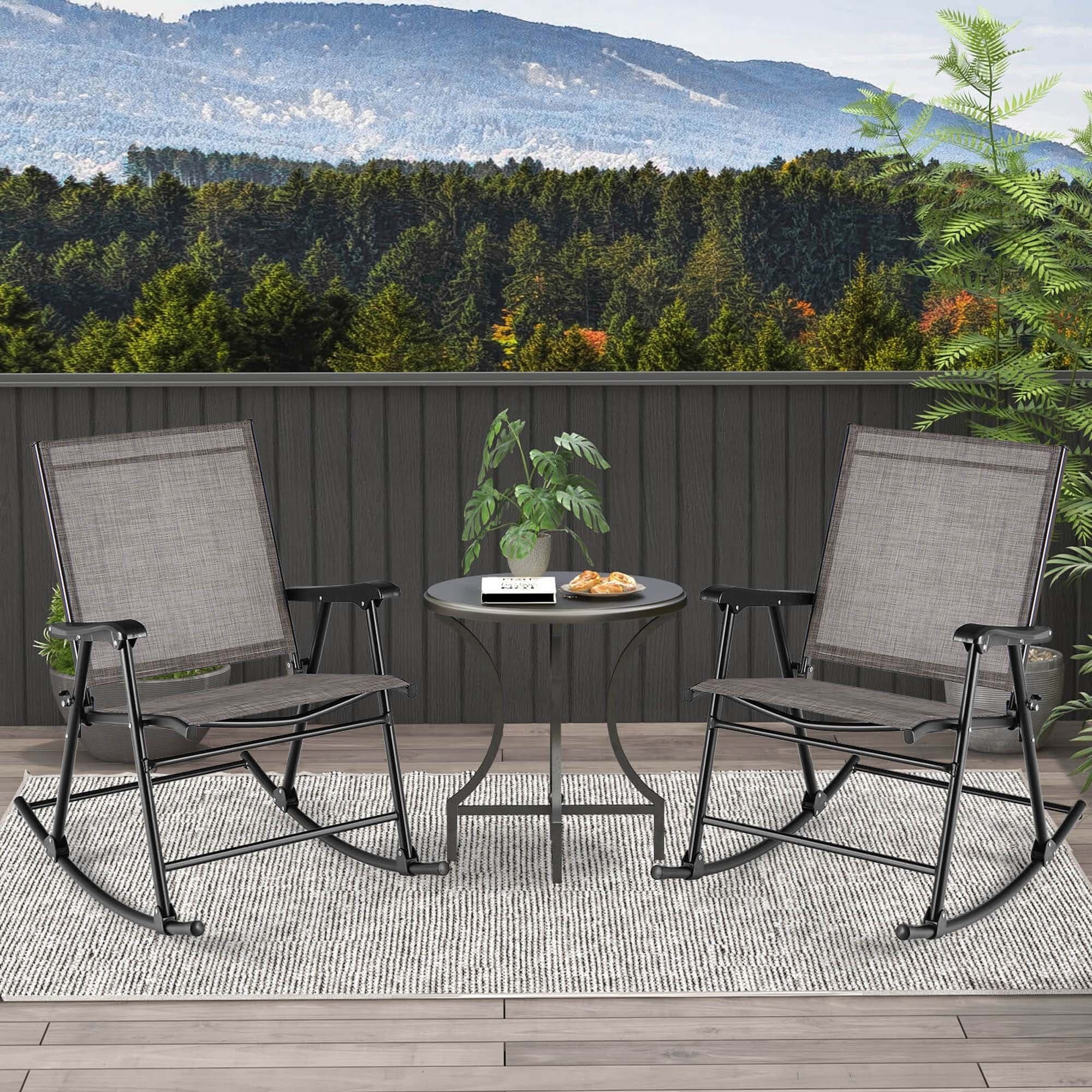 heavy metal patio chairs