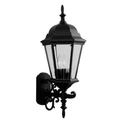 Livex Lighting Hamilton 3 Light 25" Tall Outdoor Wall Sconce
