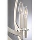 preview thumbnail 5 of 6, Quoizel Orion Brushed Nickel 4-light Semi-flush Mount