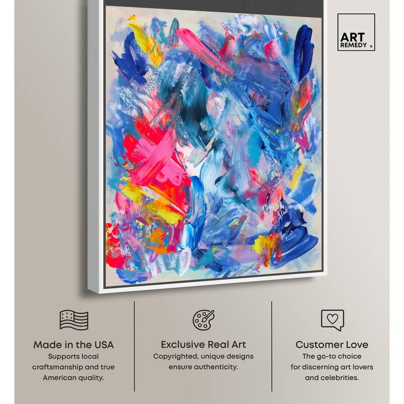 Colorburst Mirage Canvas by Art Remedy