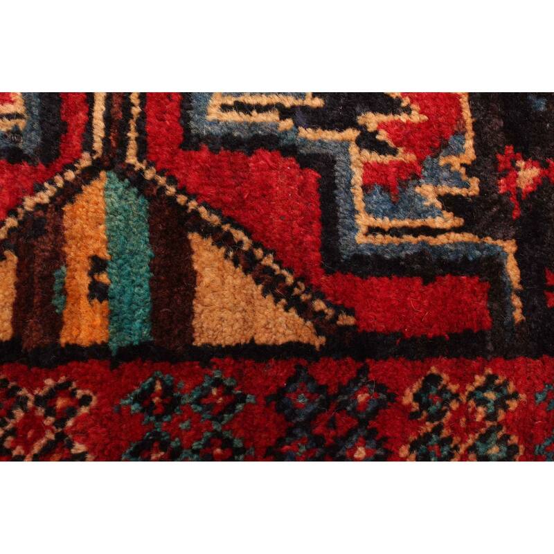 ECARPETGALLERY Hand-knotted Teimani Black Wool Rug - 3'6 x 6'2