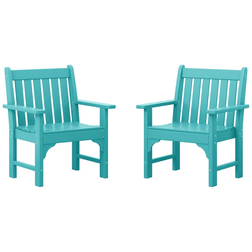 Laguna Outdoor Dining Poly Garden Arm Chair (Set of 2)