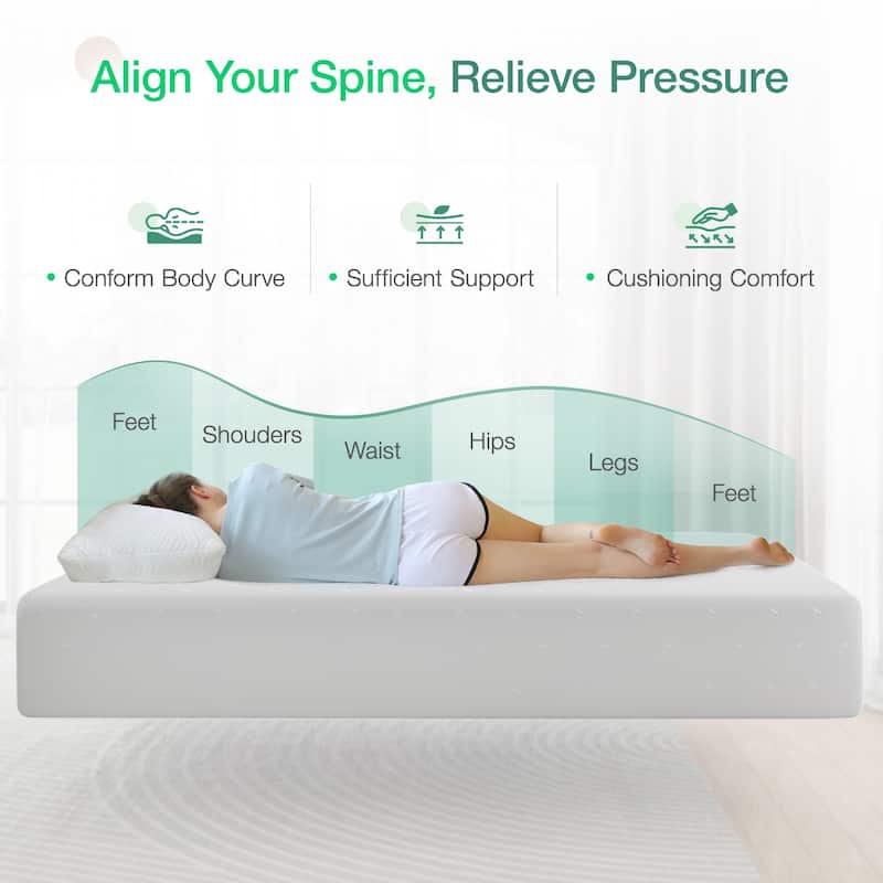 Novilla 10-inch Cool Gel-Infused Memory Foam Mattress