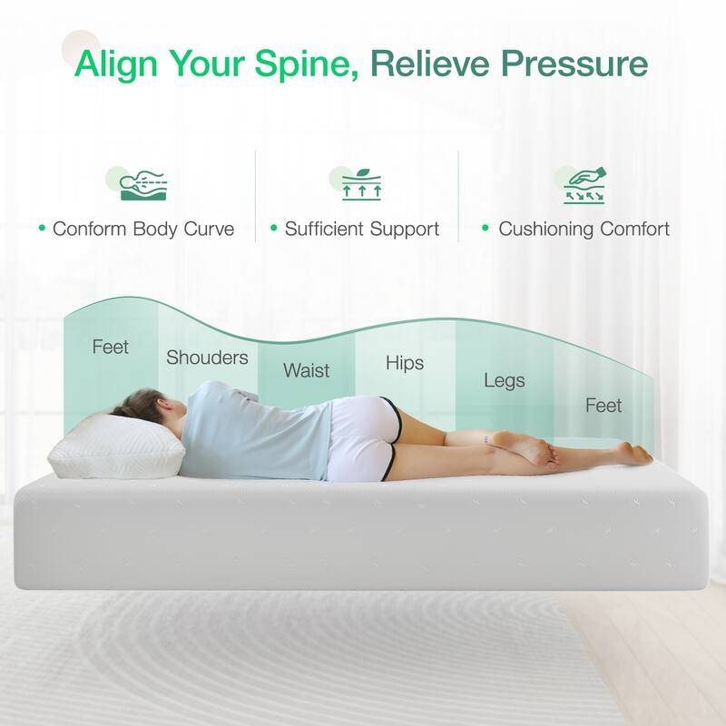Novilla 12-inch Cool Gel-Infused Memory Foam Mattress