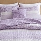 preview thumbnail 32 of 47, Madison Park Caralie 4 Piece Seersucker Quilt Set with Throw Pillow
