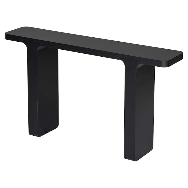 Narrow Console Tables Accent Table with Acacia Wood Leg Sofa Table, Modern Hallway Tables for Entryway, Living Room