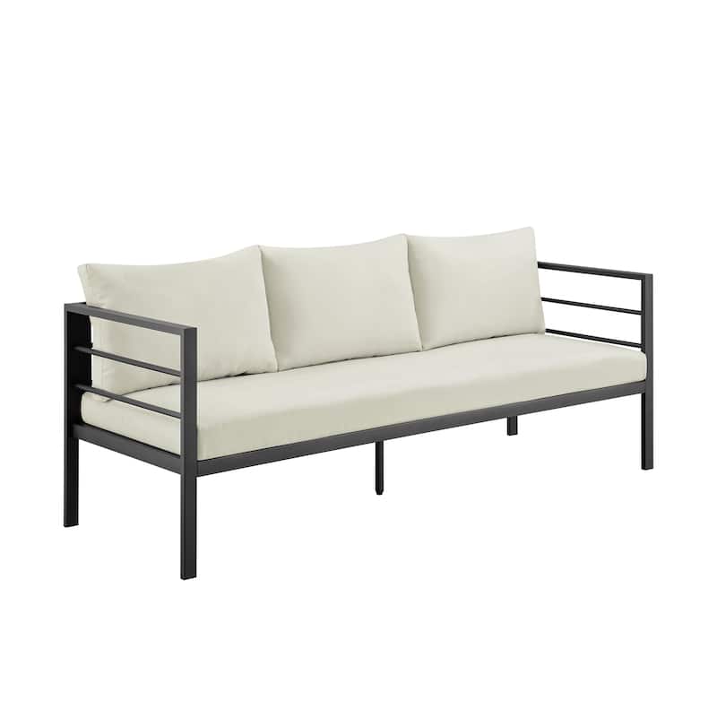 Corvus Gamba 5-piece Outdoor Iron Patio Seating Set with Coffee Table