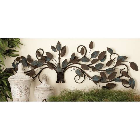 Blue Iron Traditional Wall Decor Floral and botanical