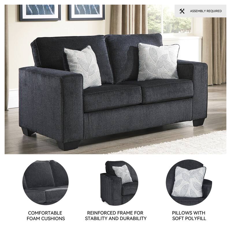 Signature Design by Ashley Tariba Loveseat - 62" W x 38" D x 37" H