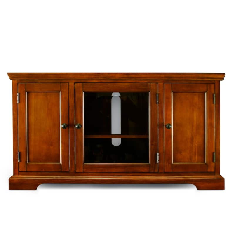 Leick Home Solid Wood Mission Corner TV Stand