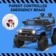 preview thumbnail 2 of 33, Kids 12V Electric Ride-On Truck - Remote Control, LED Lights, Spring Suspension, Safety Seat Belts, 2 Speeds for Outdoor