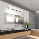 preview thumbnail 9 of 8, Sindri Square Seedy Glass LED Vanity Light