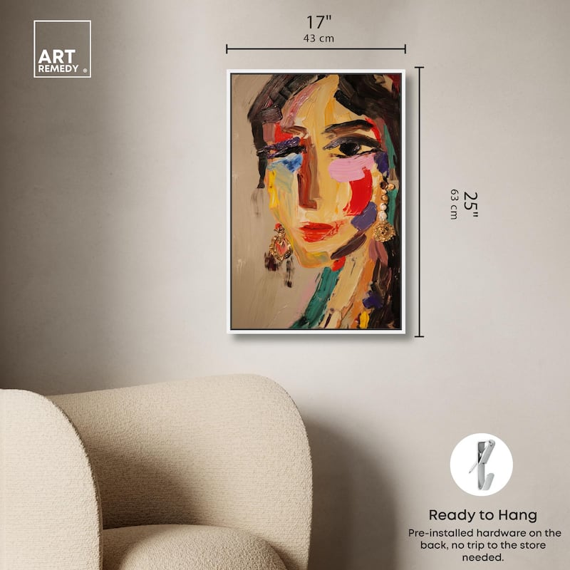 Colorful Expression II Canvas by Art Remedy