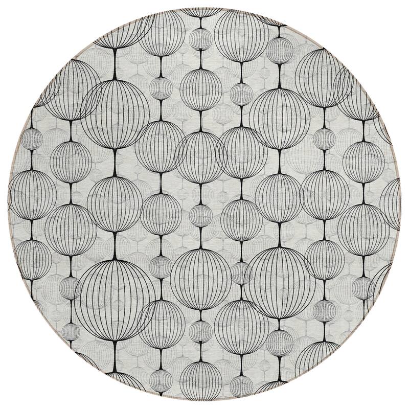 Machine Washable Indoor/ Outdoor Chantille Modern Decor Rug