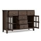 preview thumbnail 21 of 78, WYNDENHALL Stratford Solid Wood Transitional Sideboard Buffet - 54 inch Wide