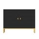preview thumbnail 46 of 46, Clihome 40-inch Two Door Glossy Media Storage Cabinet/Buffet