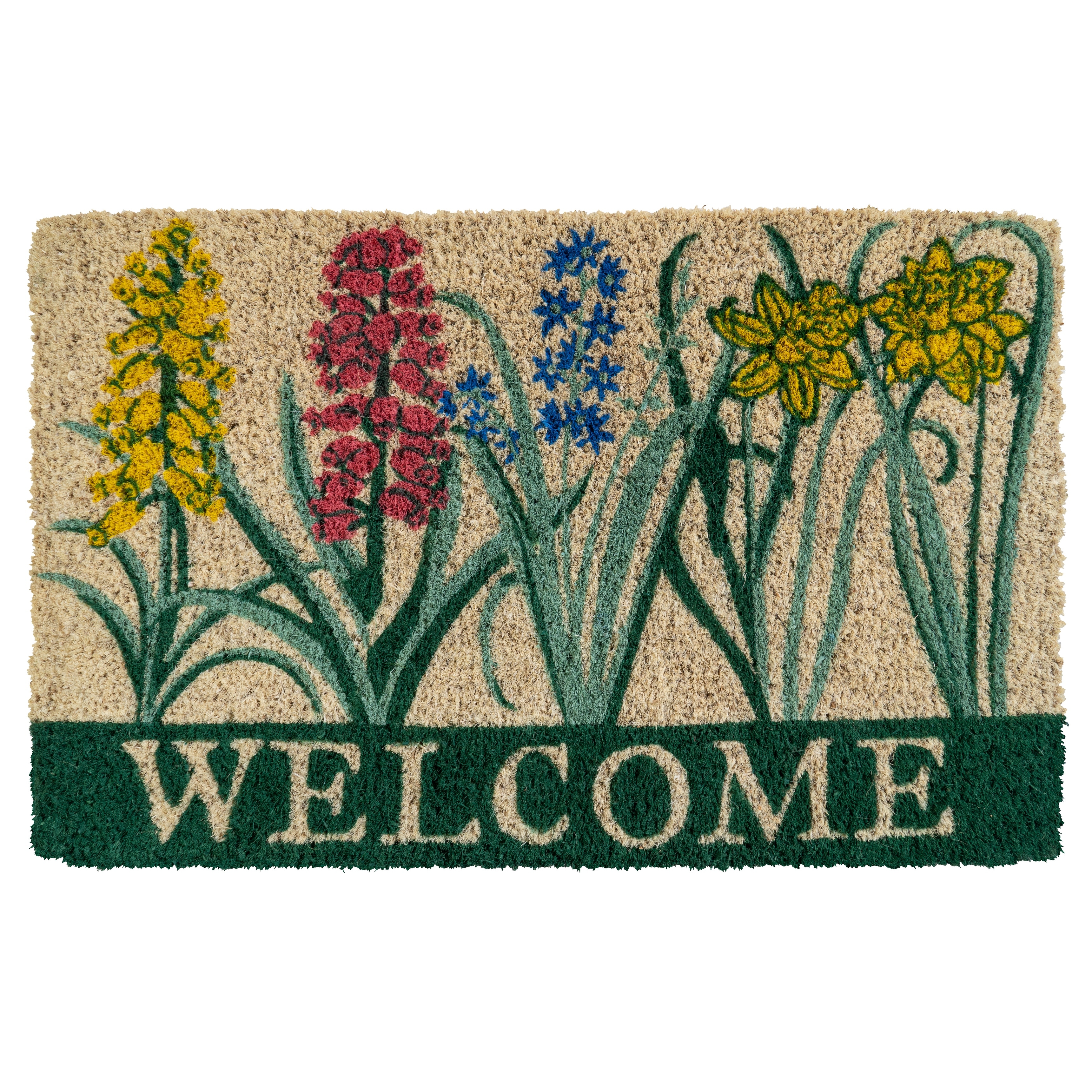 Envelor Coco Coir Door Mat Hand-Woven Coir Loop Welcome Doormat