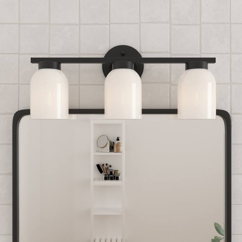 Acroma 3 - Light Dimmable Vanity Light Metal Bathroom Vanity Light - 3-light