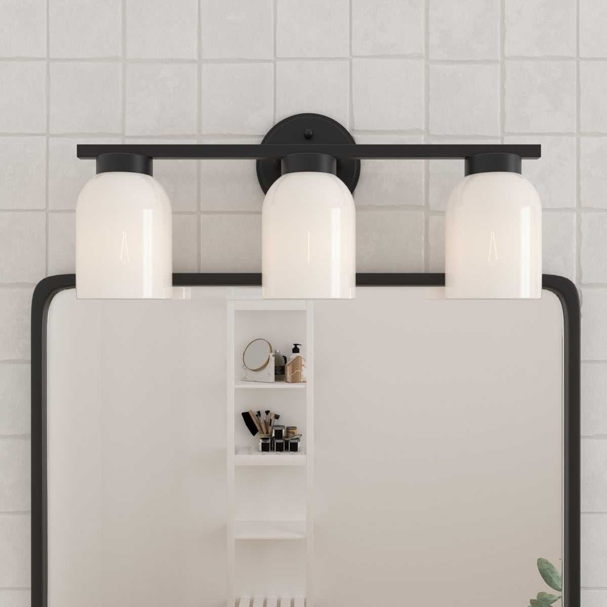 Acroma 3 - Light Dimmable Vanity Light Metal Bathroom Vanity Light - 3-light