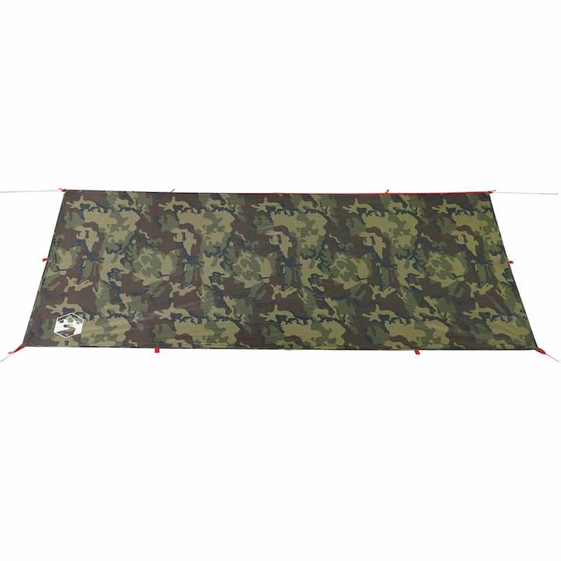 vidaXL Camping Tarp Camouflage 199.2x120.5" Waterproof - 199.2 x 120.5"