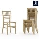 preview thumbnail 3 of 13, Set of 6 Children's Classic Resin Chiavari Chairs for All Occasions - 12"W x 12"D x 24.75"H