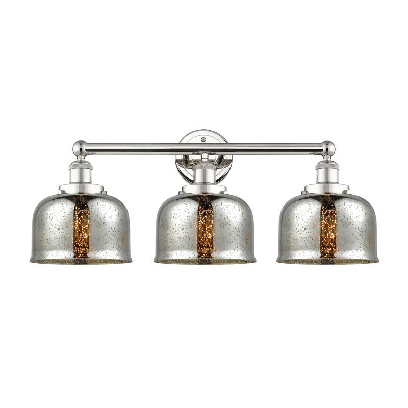 Innovations Lighting 616-3W-10-25 Bell Vanity Bell 3 Light 25" Wide - Polished Nickel / Silver Plated Mercury